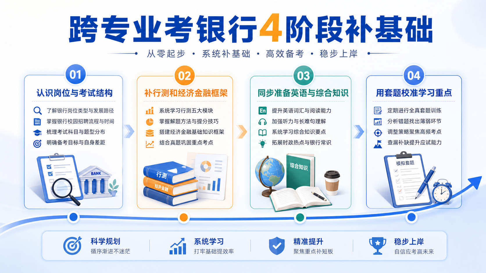 跨专业考银行4阶段补基础