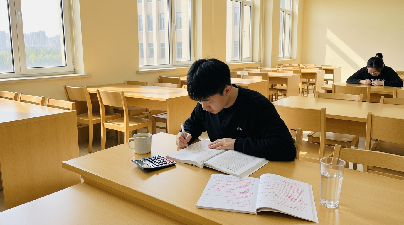 备考学习场景图