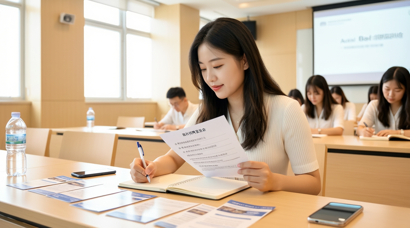 27届毕业生在银行招聘宣讲会现场记录岗位说明